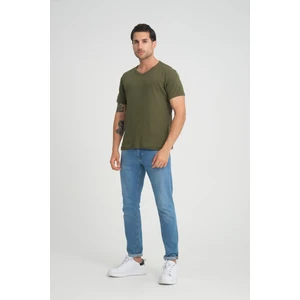 Alexander Gardi V Yaka Fitilli Regular Fit T-Shirt (E24-74602)