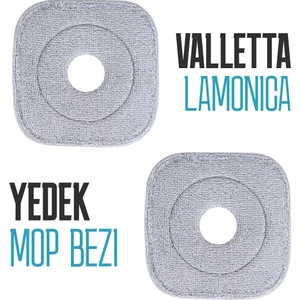 Lamonica 2 Adet Yedek Mop Bezi VLT1416 ve VLT1556 Uyumlu Lamonica Modeli Uyumlu