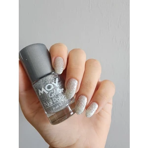 Glitter Simli Oje Gri No:2
