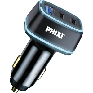 UPD4275 Üç Çıkışlı Pd Destekli 75W Araç Şarj Adaptörü