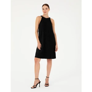 Pierre Cardin Kadın Siyah A Kesim Örme Elbise 50285686-VR046