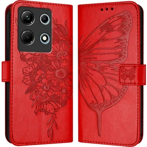 Infinix Note 30 4g Için Kabartmalı Pu Kılıf (Yurt Dışından)