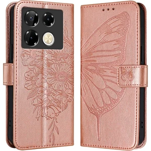 Infinix Note 40 Pro 4g Için Kabartmalı Pu Kılıf (Yurt Dışından)