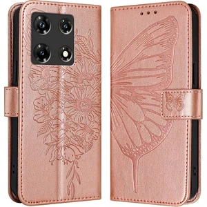 Infinix Note 30 Pro / Note 30 5g Için Kabartmalı Pu Kılıf (Yurt Dışından)