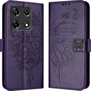 Infinix Note 30 Pro / Note 30 5g Için Kabartmalı Pu Kılıf (Yurt Dışından)
