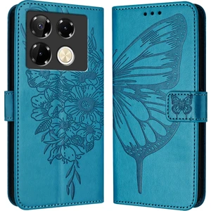 Infinix Note 40 Pro 4g Için Kabartmalı Pu Kılıf (Yurt Dışından)