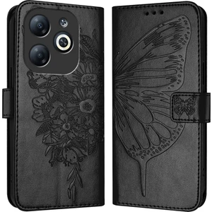 Infinix Smart 8 Için Kabartmalı Pu Kılıf (Yurt Dışından)