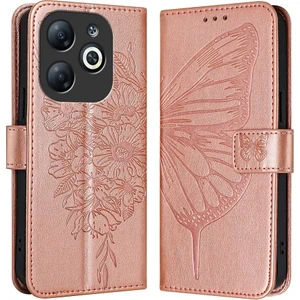 Infinix Smart 8 Için Kabartmalı Pu Kılıf (Yurt Dışından)