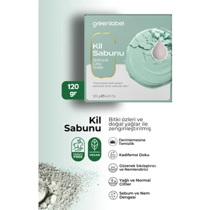 Green Label Kil Sabunu Natural Gözenek Sıkılaştırıcı Ve Nemlendirici 120gr.