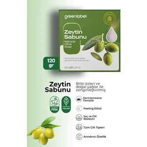 Green Label Zeytinyağı Sabunu Natural Saç Ve Cilt Besleyici 120gr.