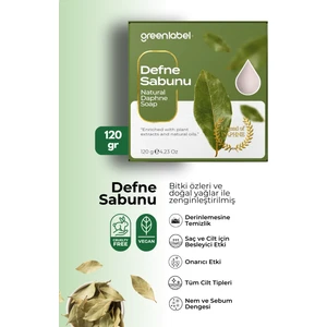 Green Label Defne Sabunu Natural Saç Ve Cilt İçin 120gr.