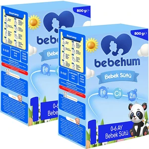 1 No Bebek Sütü 0-6 Ay 800 gr x 2 Adet