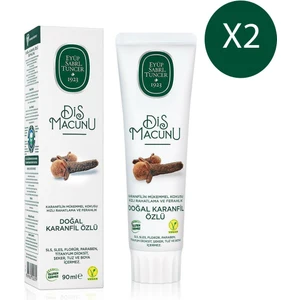Eyüp Sabri Tuncer Doğal Karanfil Özlü Diş Macunu 90 ml 2li Set