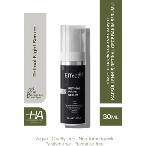 Retinal Night Serum Tüm Ciltler İçin Yaşlanma Karşıtı Kapsüllenmiş Retinal Gece Bakım Serumu 30ml