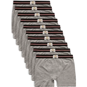 Özkan Underwear Özkan 0711 10'lu Paket Erkek Çocuk  Pamuklu Esnek Yumuşak Boxer Şort