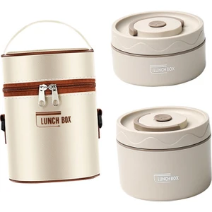 Lunch Box Kamp Çalışması Için 2 Yalıı Öğle Ği Kapları (Yurt Dışından)