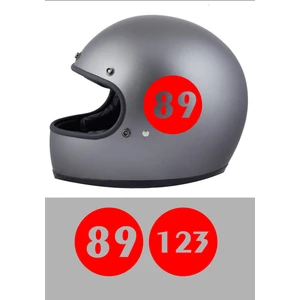 Sticker Usta Kişiye Özel 2 Adet Numara Motosiklet Araba Oto Sticker 00099