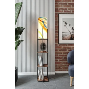 Luna Ahşap Raflı Rainbow Modern Dekoratif Lambader
