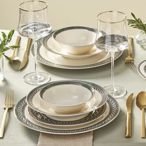 Bone Collection Cordoba 53 Parça 12 Kişilik Yemek Takımı Gold