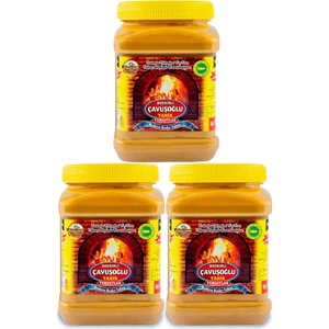 Bozkırlı Çavuşoğlu Çavuşoğlu Odun Ateşinde Çifte Kavrulmuş Kepeksiz Bozkır Tahini 930 gr x 3