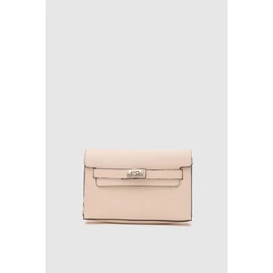 Shule Bags Kelly Kilitli Krem Clutch Bag