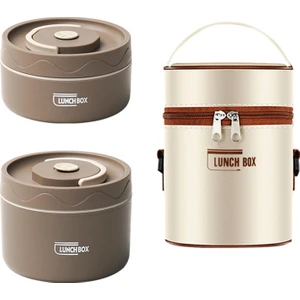 Lunch Box Kamp Çalışması Için 2 Yalıı Öğle Ği Kapları (Yurt Dışından)
