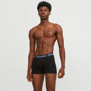 Jack & Jones Erkek Logolu Beli Lastikli 5'li Boxer Paketi - Solid
