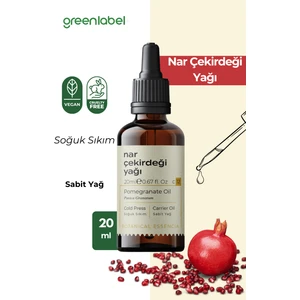 Green Label Nar Çekirdeği Yağı Soğuk Sıkım %100 Doğal Ve Saf