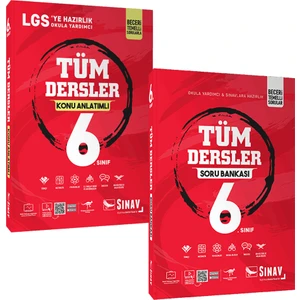 Sınav Yayınları 6. Sınıf Tüm Dersler Kazandıran Set