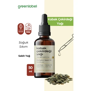 Green Label Kabak Çekirdeği Yağı Soğuk Sıkım %100 Doğal Ve Saf 50ml