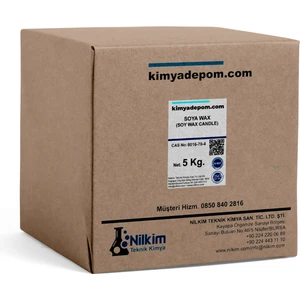 Kimya Depom Soya Wax 1. Kalite 5 Kg.