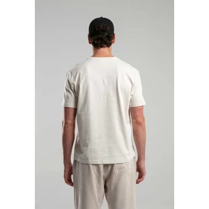 Erkek Baskılı Bisiklet Yaka Tişört