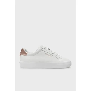 Calvin Klein Deri Sneaker Ayakkabı HW0HW021040K6 Bayan Ayakkabı HW0HW02104 0k6