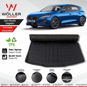 Ford Focus 5 Bagaj Havuzu Hatchback 2019 Sonrası 3D Wöller Ultraflex Esnek
