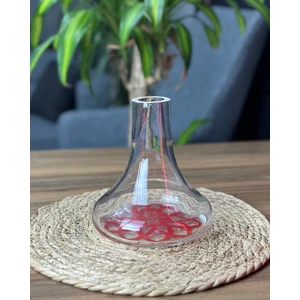 Wow Legend Vikings Kırmızı Dekorlu Cam Şise