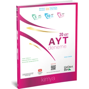 ÜçDörtBeş Yayınları AYT Kimya 20’li Deneme