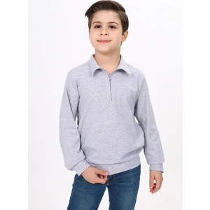 Toontoy Kids Toontoy Erkek Çocuk Polo Yaka Sweatshirt
