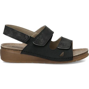 166359.BZ4FX Siyah Kadın Comfort Sandalet