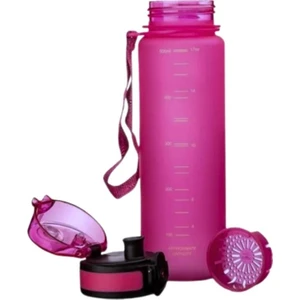 Uzspace 3026 500ML Tritan Matara Fuchsia Red