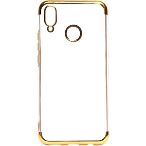 Huawei P Smart Plus Kılıf Uyumlu Kılıf Darbe Korumalı Arka Kısım Şeffaf ve Kenar Kısımların Renkli