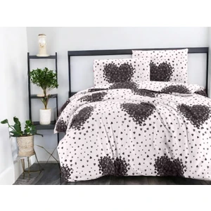 Aymura Home Füme Kalp Desen Nevresim Takımı Tek Kişilik