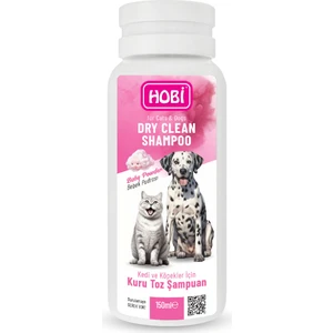 Bebek Pudrası Kokulu Kedi ve Köpekler Için Kuru Toz Şampuan 150ML