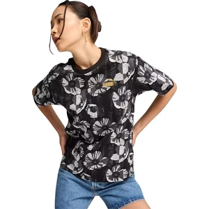 Essentials+ Kadın Siyah Günlük Stil T-Shirt 68169201