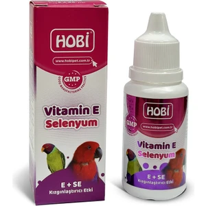 Kuşlar Için Vitamin E ve Selenyum Takviyesi 30 ml