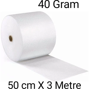 ( 40 Gram ) 50 cm X 3 Metre Balonlu Ambalaj Naylonu Pat Pat Baloncuklu Havalı Pıt Pıt Eşya Sarma Koruma Naylonu