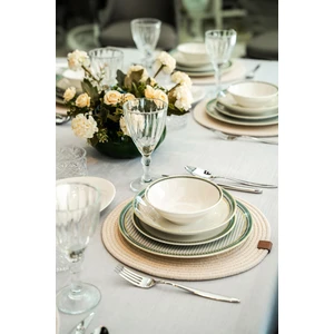 Rubi Porselen Dubai 24 Parça 6 Kişilik Porselen Yemek Takımı