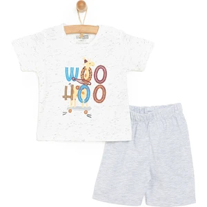 HelloBaby Erkek Kısa Kol Pijama Takımı Erkek Bebek