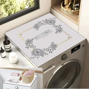 Valerine Life Çamaşır Kurutma Makinesi Örtüsü Matı Kaymaz Sıvı Geçirmez Koruyucu Yıkanır Ped 60 x 60 cm