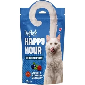 Happy Hour Somonlu ve Yaban Mersinli Kemik Sağlığı Destekleyici Kedi Ödülü 60 gr
