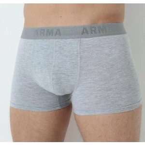 Erkek Gri Likralı Boxer 3 Lü Paket